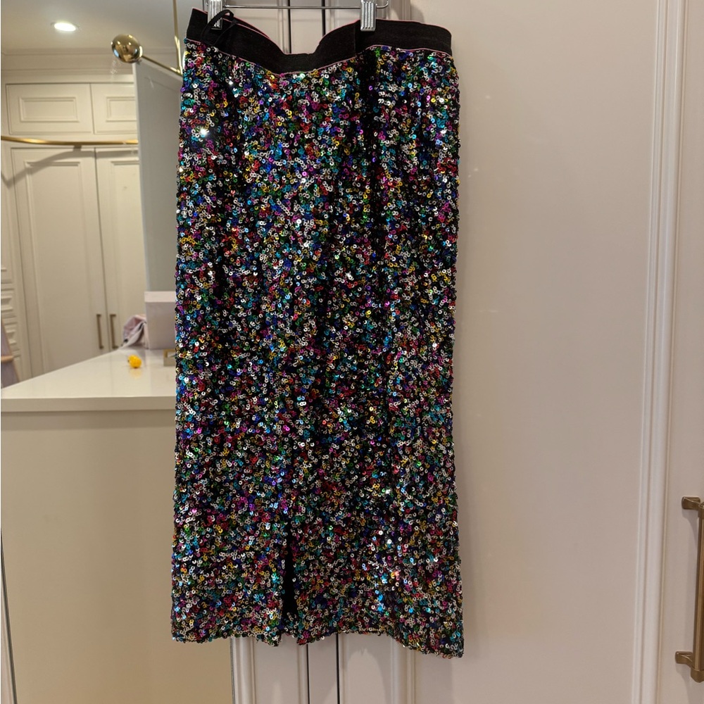 Colorful sequins skirt